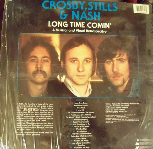 Crosby, Stills & Nash : Long Time Comin' A Musical And Visual Retrospective (Laserdisc, 12", S/Sided, EP)