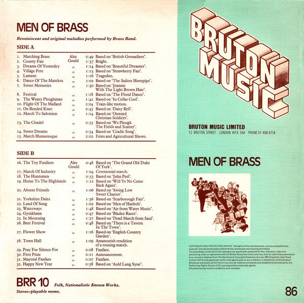 Alec Gould : Men Of Brass (LP)