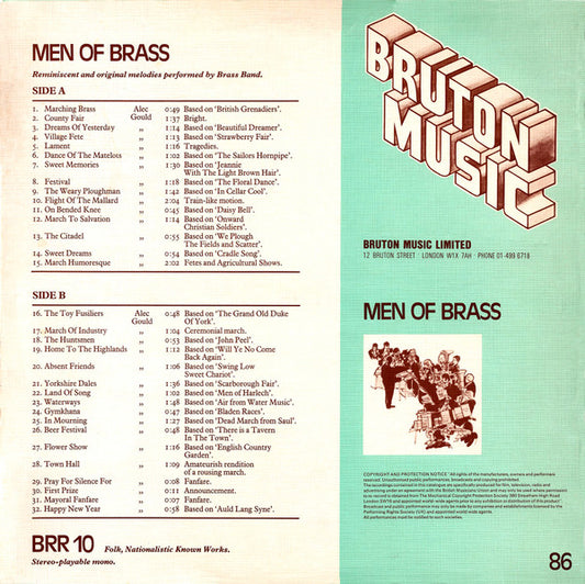 Alec Gould : Men Of Brass (LP)