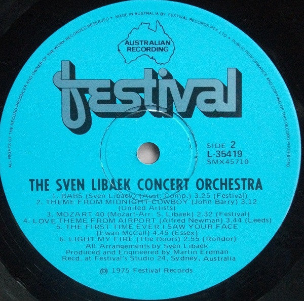 Sven Libaek And His Orchestra : Sven Libaek Conducts His 38 Piece Orchestra (LP)