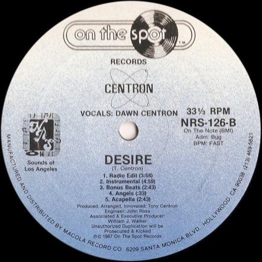 Centron : Desire (12")