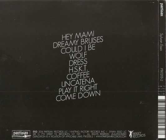 Sylvan Esso : Sylvan Esso (CD, Album, Dig)