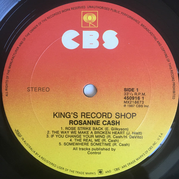 Rosanne Cash : King's Record Shop (LP, Album)