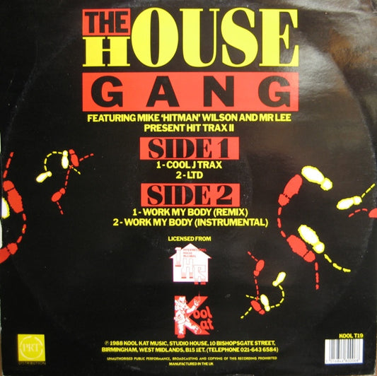 The House Gang Featuring Mike "Hitman" Wilson & Mr. Lee : Hit Trax II (12")