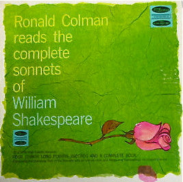 Ronald Colman : Ronald Colman Reads The Complete Sonnets Of William Shakespeare (4xLP, Album, Mono + Box, Wit)