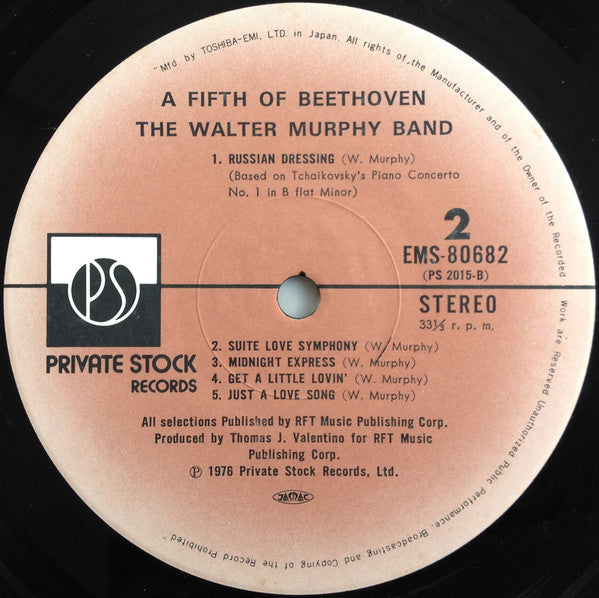Walter Murphy & The Big Apple Band : A Fifth Of Beethoven (LP, Album)