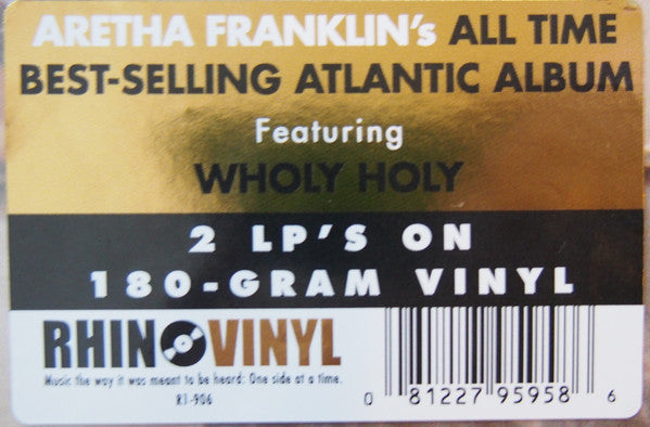 Aretha Franklin With Rev. James Cleveland & The Southern California Community Choir : Amazing Grace (2xLP, Album, RE, 180)
