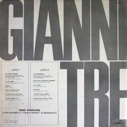 Gianni Morandi : Gianni Tre (LP, Album, Mono, Gat)
