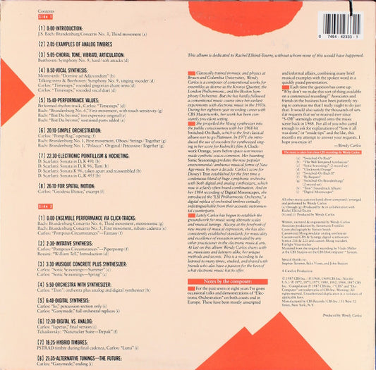 Wendy Carlos : Secrets Of Synthesis (LP, Album)