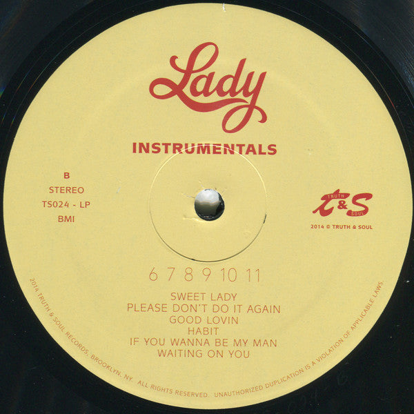 Lady (14) : Lady Instrumentals (LP, Album)