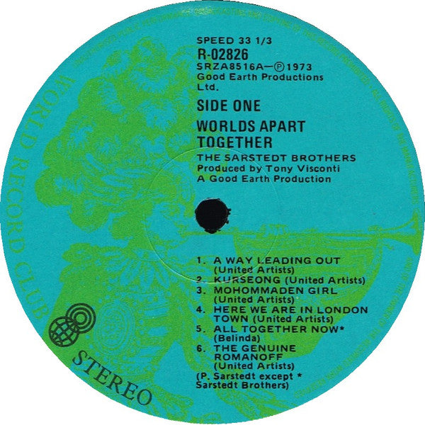 The Sarstedt Brothers : Worlds Apart Together (LP, Album, Club)