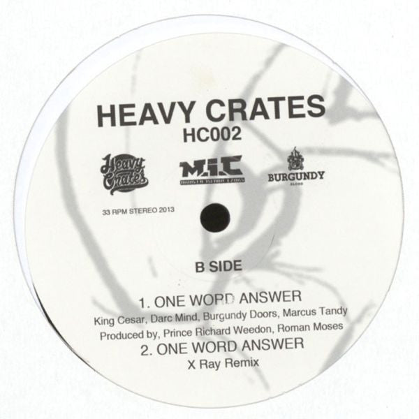 Various : Elephant's Breath / One Word Answer (12")