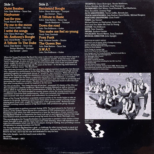 Young Northside Big Band : Quiet Breaker (LP, Album)