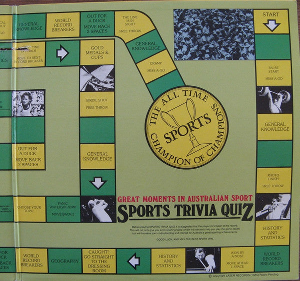 Various : Great Moments In Australian Sport (2xLP, Album, Gat)