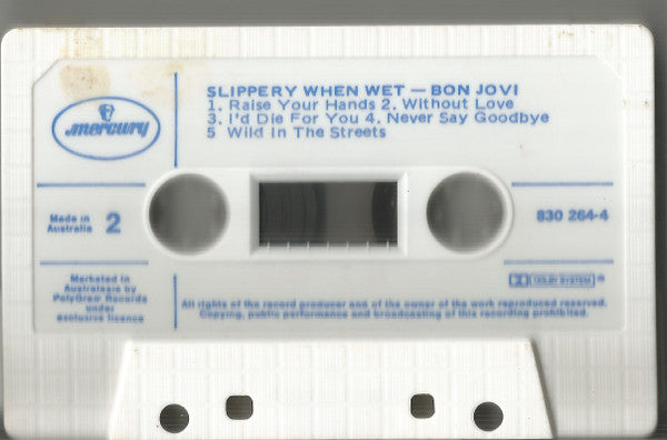 Bon Jovi : Slippery When Wet (Cass, Album)