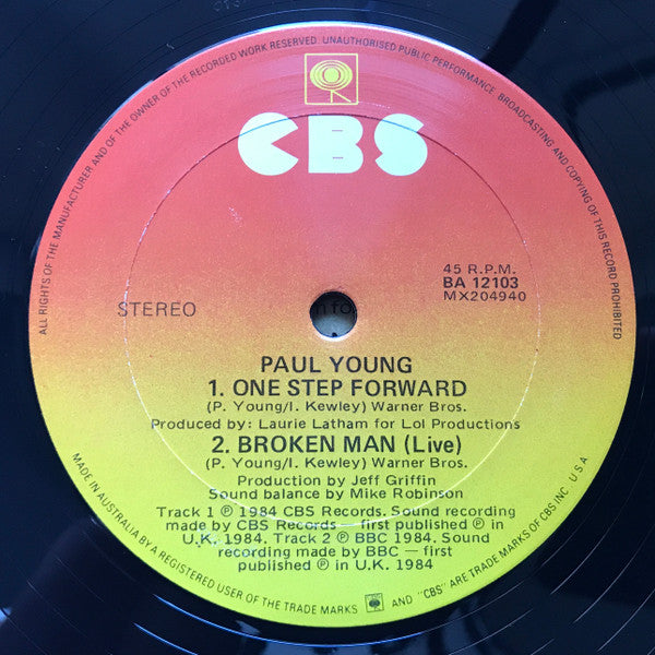 Paul Young : I'm Gonna Tear Your Playhouse Down (12", Maxi)