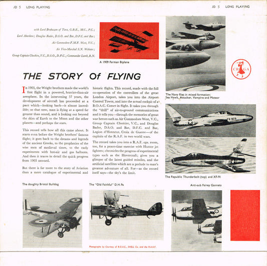 Various : The Story Of Flying (10", Mono, Club)