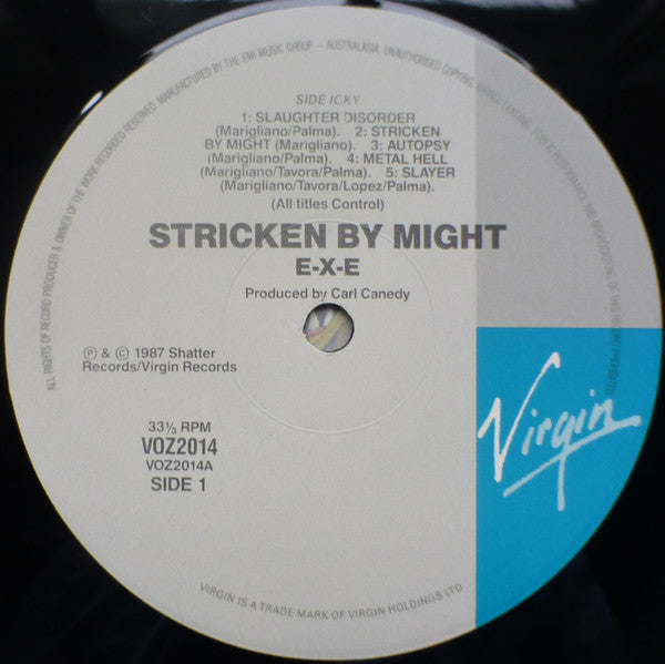 E-X-E : Stricken By Might (LP, Album)