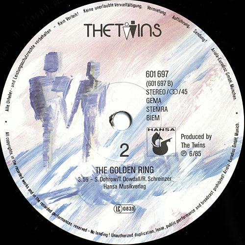 The Twins : Love In The Dark (Special-Dance-Mix) (12", Maxi)