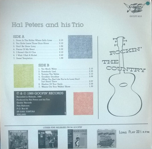 Hal Peters Trio : Rockin' The Country (LP, Album)