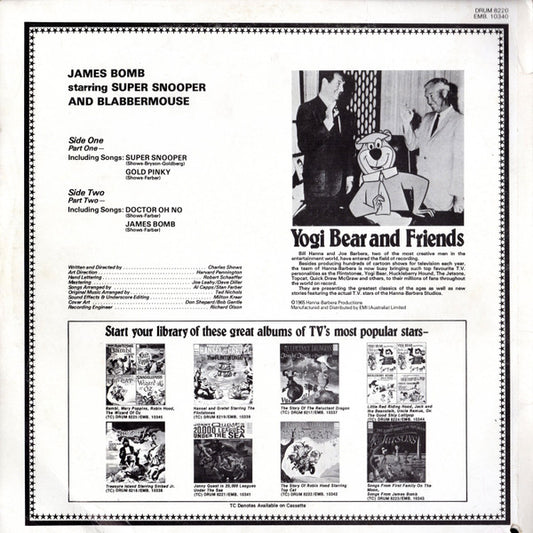 Super Snooper & Blabbermouse : James Bomb (LP, RE)