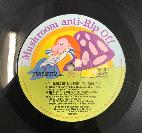 Various : Highlights Of Sunbury '74 Part 1 (LP, Comp)