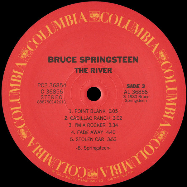 Bruce Springsteen : The River (2xLP, Album, RE, RM, 180)