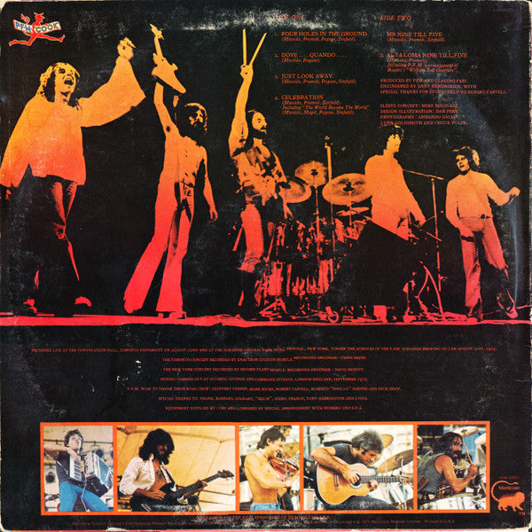 Premiata Forneria Marconi : Cook (LP, Album)