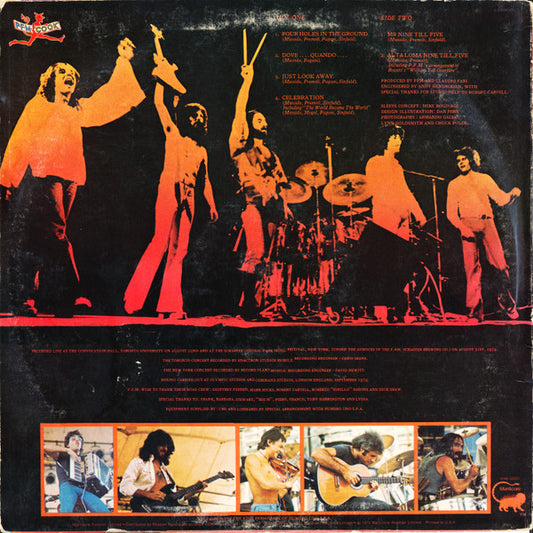 Premiata Forneria Marconi : Cook (LP, Album)