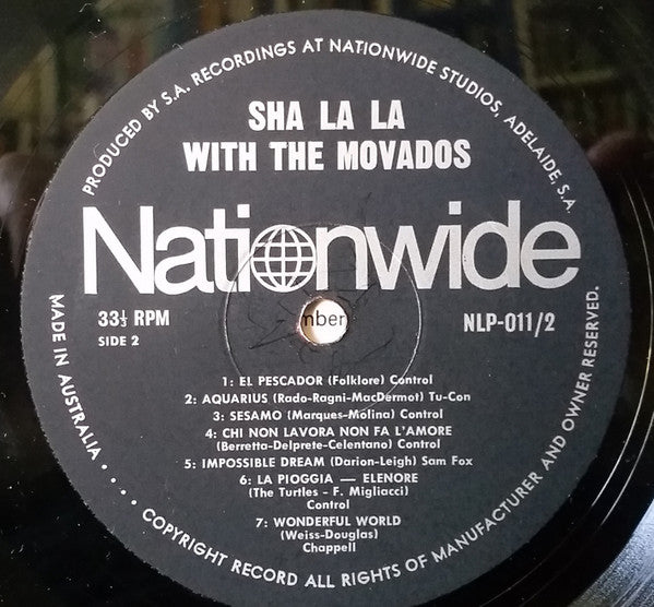 The Movados : Sha La La With The Movados (LP, Album)