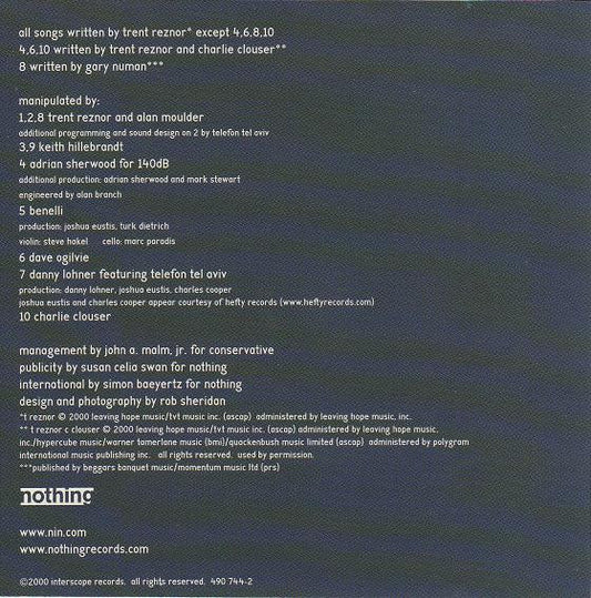 Nine Inch Nails : Things Falling Apart (CD, EP)