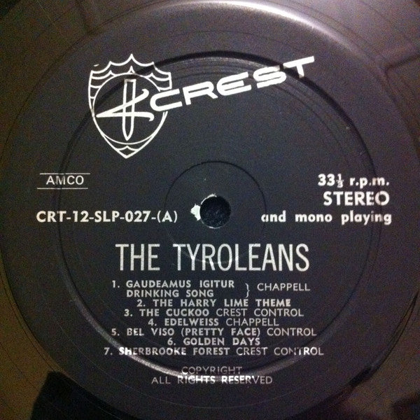 The Tyroleans : The Tyroleans (LP, Album)