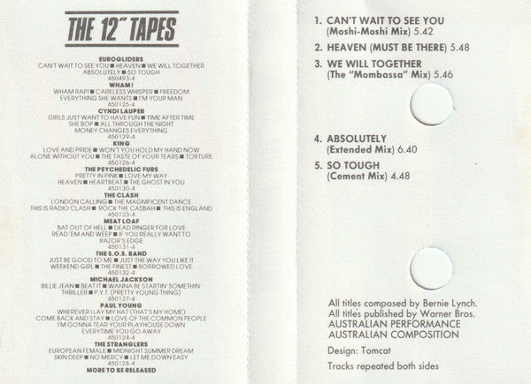 Eurogliders : The 12" Tape (Five 12" Mixes On One Cassette) (Cass, Comp)
