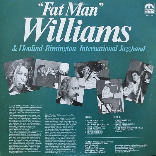 Dave "Fat man" Williams & Houlin-Rimington International Jazzband : Live At Femø (LP, Album)
