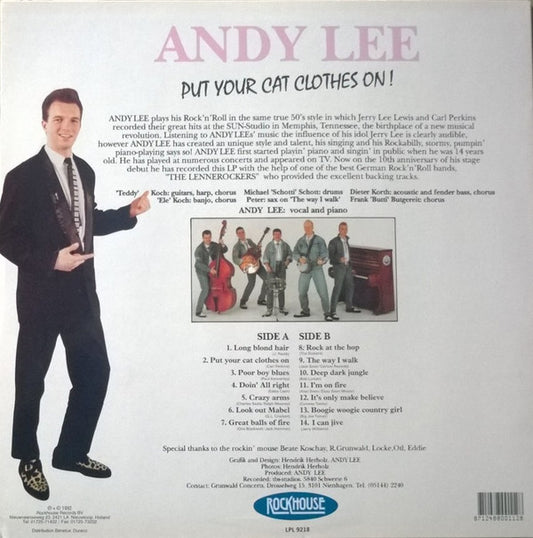 Andy Lee (8) : Put Your Cat Clothes On! (LP, Album)