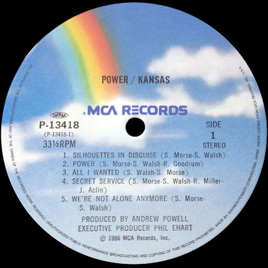 Kansas (2) : Power (LP, Album)