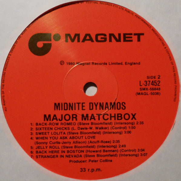 Matchbox (3) : Midnite Dynamos (LP, Album)
