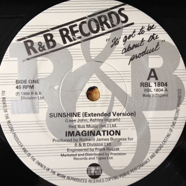 Imagination : Sunshine (12", Single)