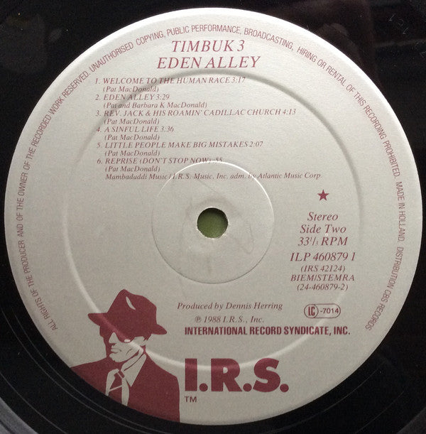 Timbuk 3 : Eden Alley (LP, Album)