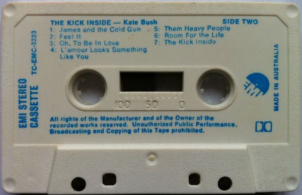 Kate Bush : The Kick Inside (Cass, Album, RE)