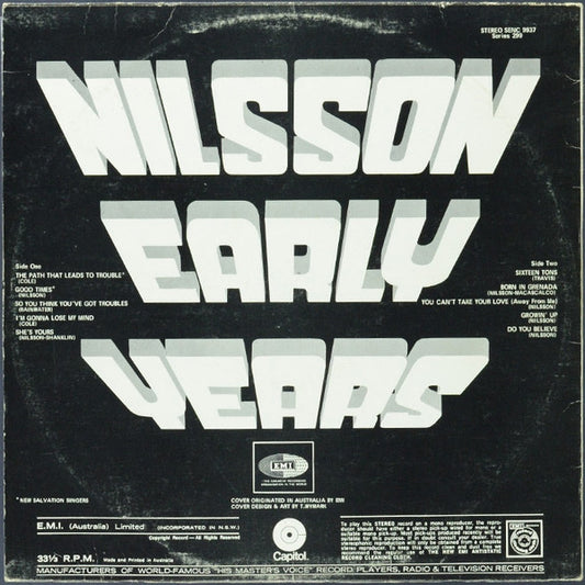 Harry Nilsson : Early Years (LP, Comp, RE)
