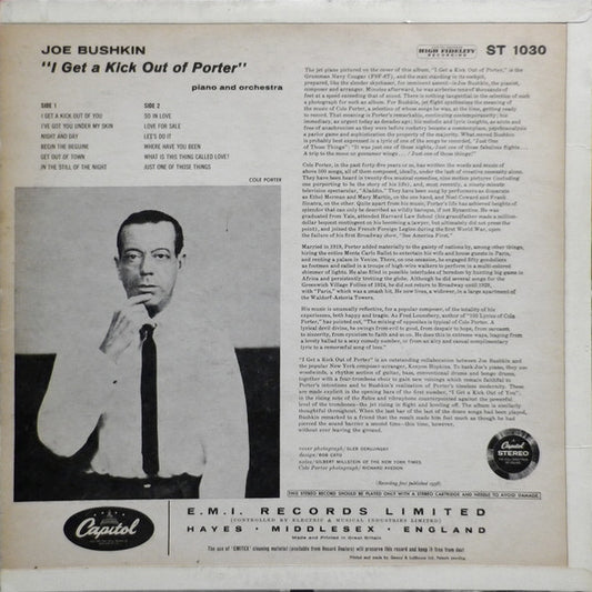 Joe Bushkin : I Get A Kick Out Of Porter (LP, Album)
