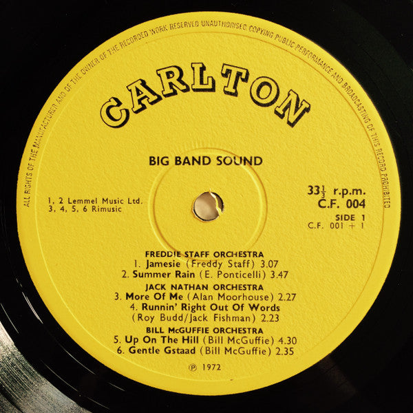 Various : Big Band Sound/Strings And Latin Sound (LP)
