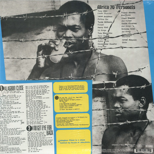 Fela Kuti & Africa 70 : Alagbon Close (LP, Album, RE)