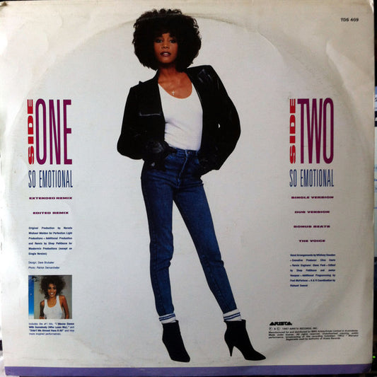 Whitney Houston : So Emotional (12")