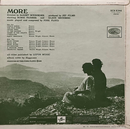 Pink Floyd : Soundtrack From The Film "More" (LP, Album, RE)