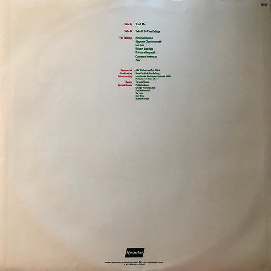 I'm Talking : Trust Me (12", Single)