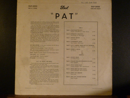 Pat Boone : "Pat" (LP)