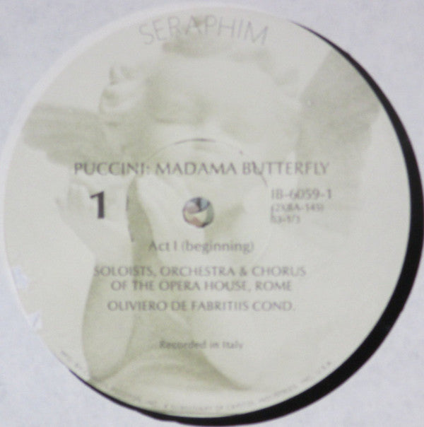 Giacomo Puccini, Oliviero De Fabritiis, Beniamino Gigli, Toti Dal Monte : Madama Butterfly (2xLP, Mono + Box)
