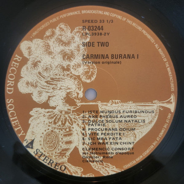 Clemencic Consort · René Clemencic : Carmina Burana (original Version) (4xLP, Album + Box, Comp, Club)